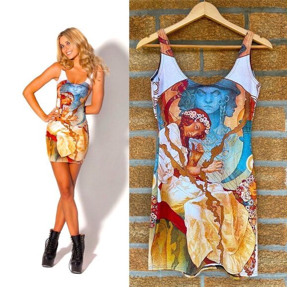 Blackmilk THE SLAV EPIC DRESS size large - Picture 1 of 8